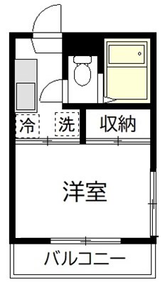 パールハウス 201号室 間取り