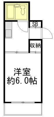 シルフィード 103号室 間取り