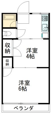 イトウハイム 102号室 間取り