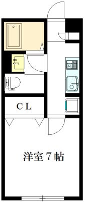 コルティーレ吉祥寺 106号室 間取り
