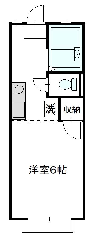 シルキー高田馬場 101号室 間取り