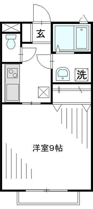 さつき館 202号室 間取り