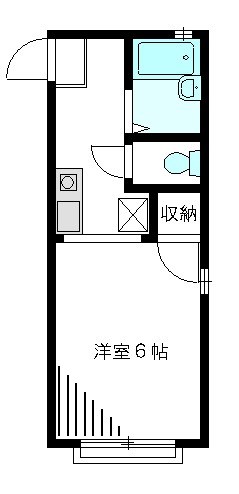 ジュネス浜田山 105号室 間取り