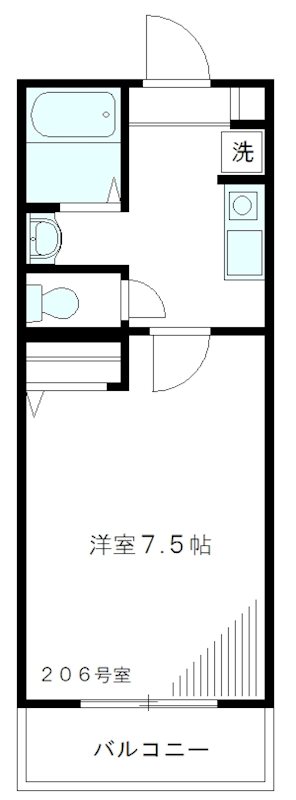 エスポワールⅡ 間取り図