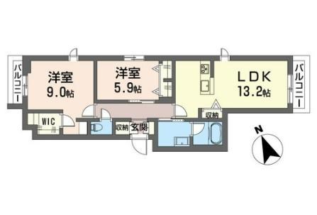 GRAN　VERDE 203号室 間取り