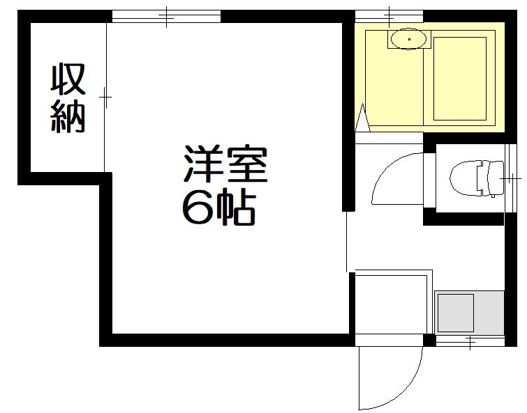 若宮レジデンス 201号室 間取り