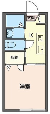 ラ・ロワール 202号室 間取り