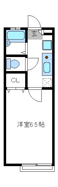 ハイツブランシュ 103号室 間取り