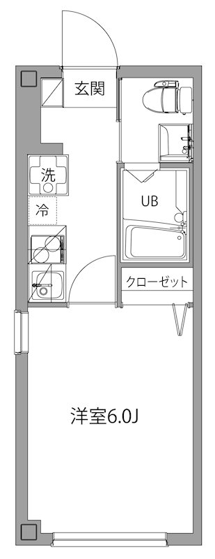 高円寺ノール 203号室 間取り