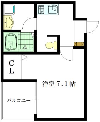 ガーディニア浜田山 207号室 間取り