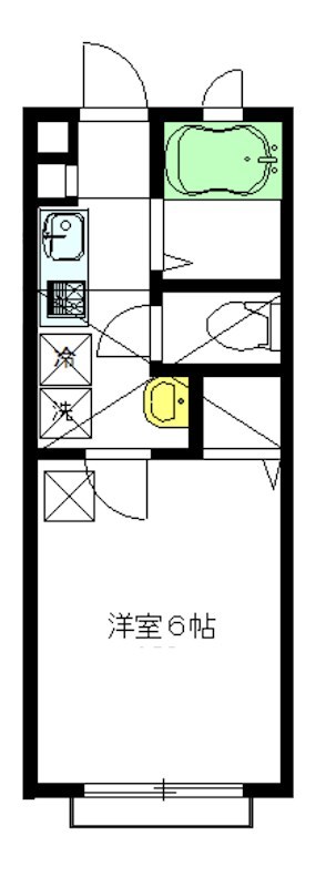 プレジオ下北 106号室 間取り