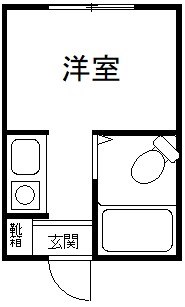 マスターズ北沢 205号室 間取り