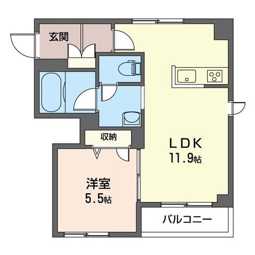グレイスアウル下北沢 302号室 間取り