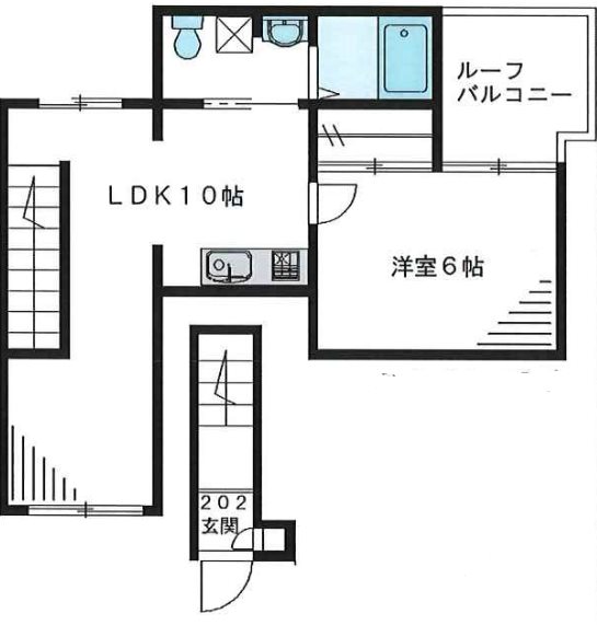 阿佐ヶ谷ヴィレッジ 202号室 間取り