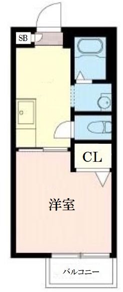 グランドール杉並 105号室 間取り