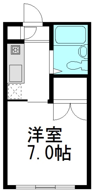 スペースＷ 102号室 間取り