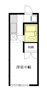 ハイツアライ 202号室 間取り