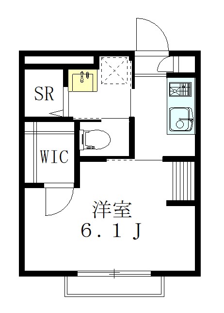 コンコルド下北沢 103号室 間取り