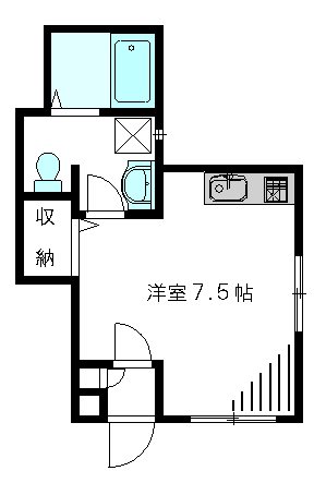 Bois　Dolce（ボアドルチェ） 101号室 間取り
