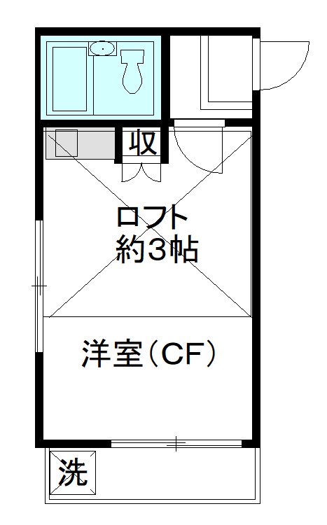 ライフピアサンセット 205号室 間取り