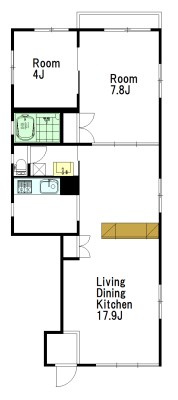 フォリア 101号室 間取り