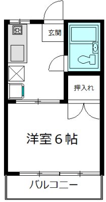 アーバン北沢 202号室 間取り