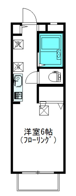 ハイム丘 B号室 間取り