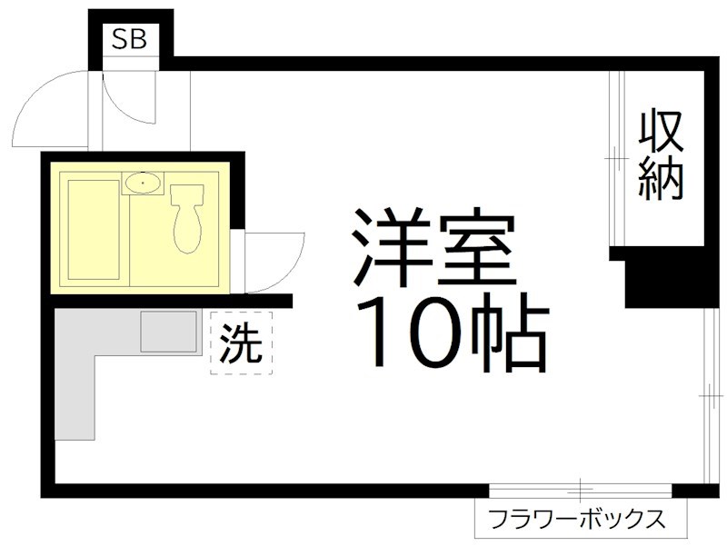 トーア明大前マンション 601号室 間取り