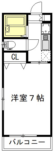 スプリングハイム浜田山 101号室 間取り