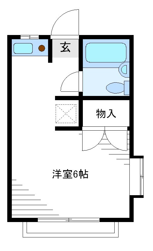 グリーンハイツＡ 106号室 間取り