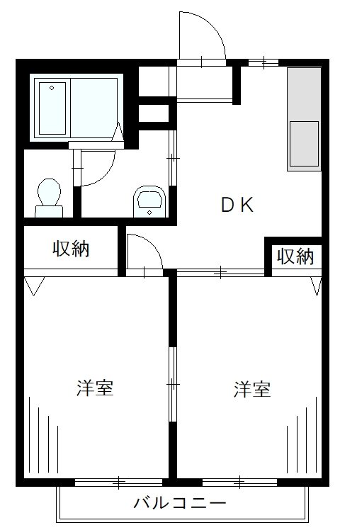 ディアス高円寺 202号室 間取り