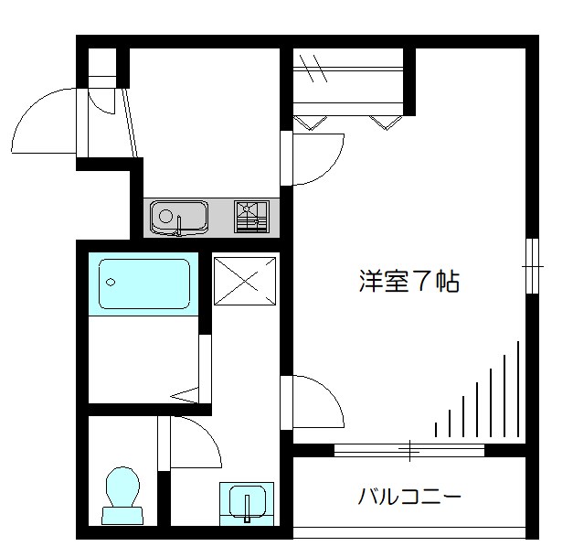 シルクハウス 402号室 間取り