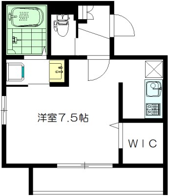 プラージュ浜田山 204号室 間取り