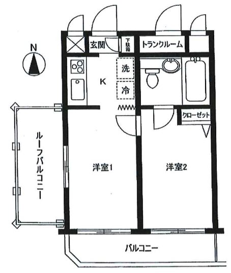 日神パレス新高円寺第2 309号室 間取り
