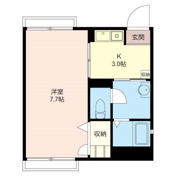 ゼルコバ 101号室 間取り