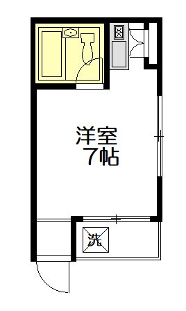ヒルマハウス 201号室 間取り