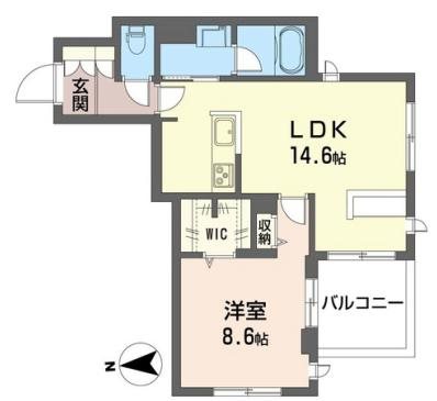 ラコルト井荻 205号室 間取り