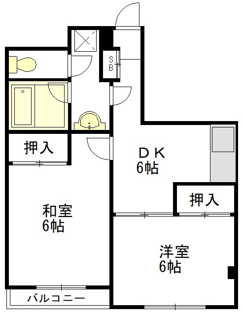 シティパル吉祥寺 303号室 間取り