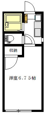 ハイムホシノ 202号室 間取り