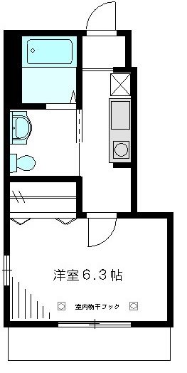 エスパシオ秋津 101号室 間取り