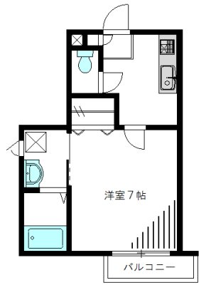 exito西糀谷（エクシトー） 201号室 間取り