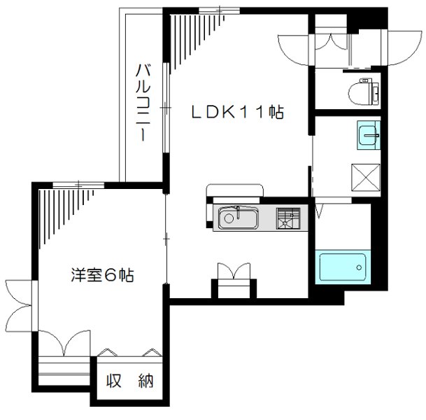 小松舎 301号室 間取り
