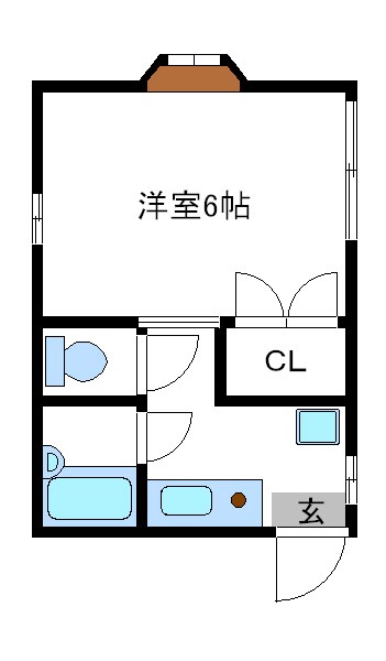カンパーナハイツ 102号室 間取り