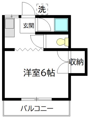 フレールハイツ 203号室 間取り