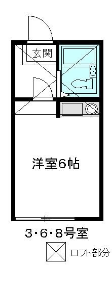 プラザドゥボーグ 203号室 間取り