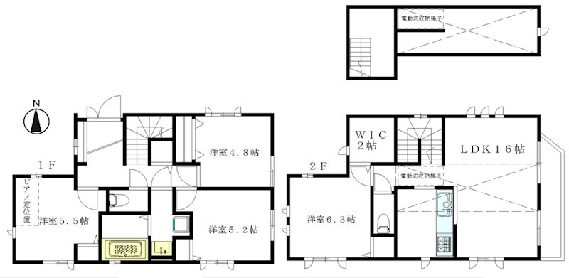 清水３丁目戸建て 間取り