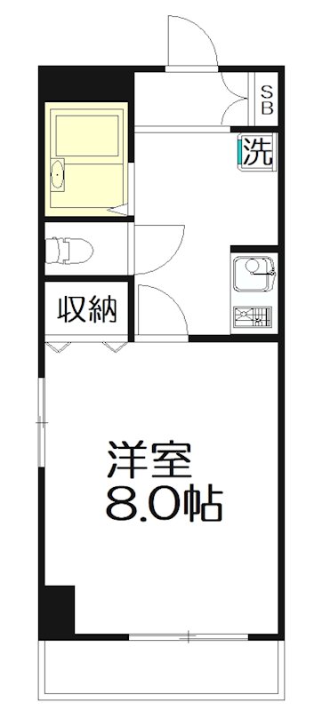 エスペランサ 201号室 間取り