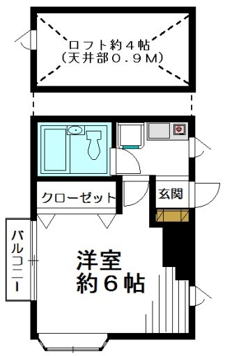 201号室 間取り
