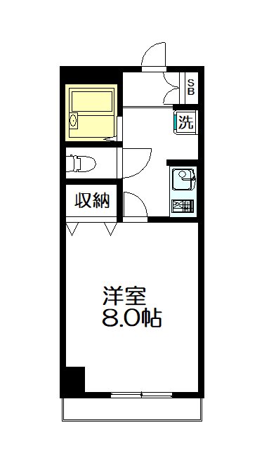 エスペランサ 201号室 間取り