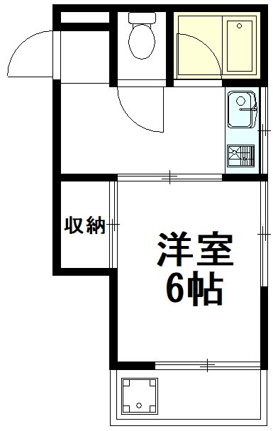 芳光ハイツ 105号室 間取り